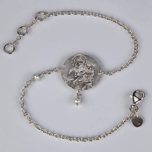 Bracciale Madonna Della Consolata con catena