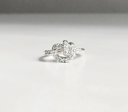 Anello Nodo Pavè Diamanti