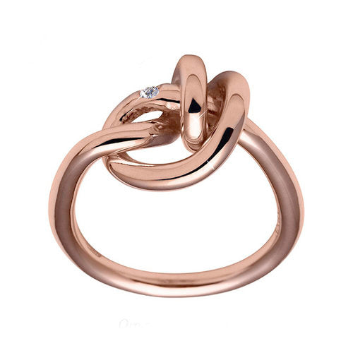 Anello Nodo 1 Diamante